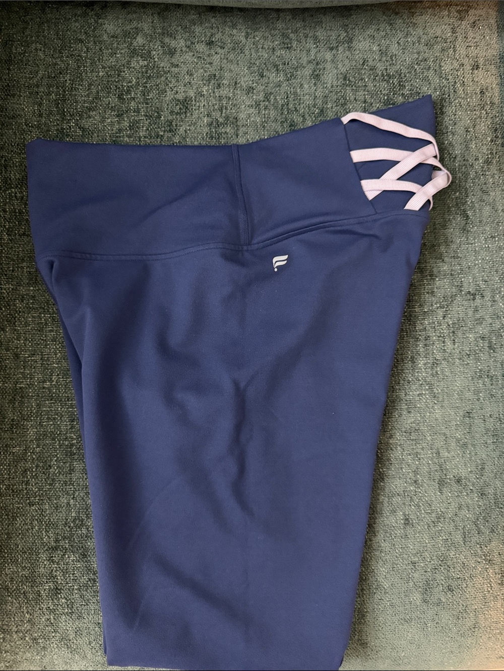 Fabletics PowerHold Leggings in Deep Blue